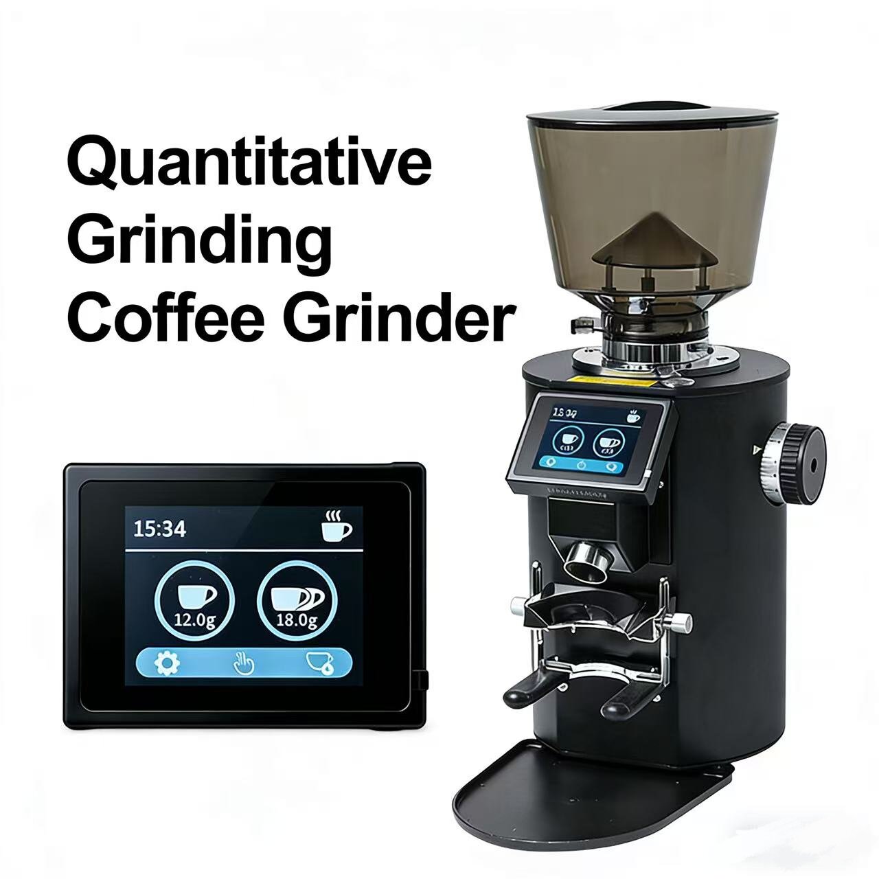 Coffee Grinder Burr Flat - Moedor de Café Profissional Comercial com