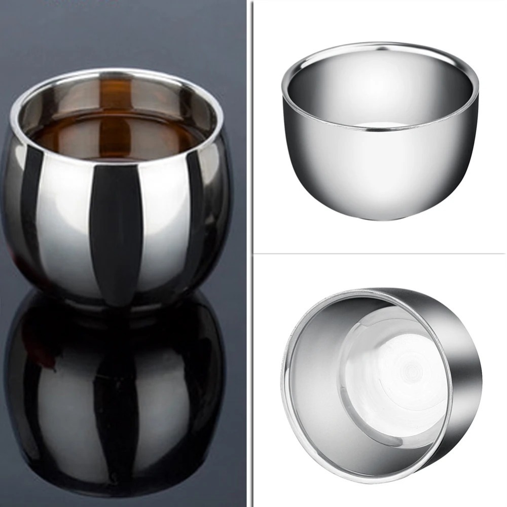 Espresso Shot Glass - Copo de aço inoxidável de alta