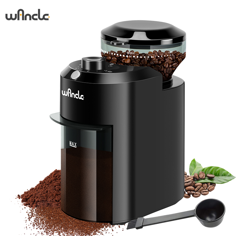 Coffee Grinder Burr Flat - Wancle Moedor de café automático com