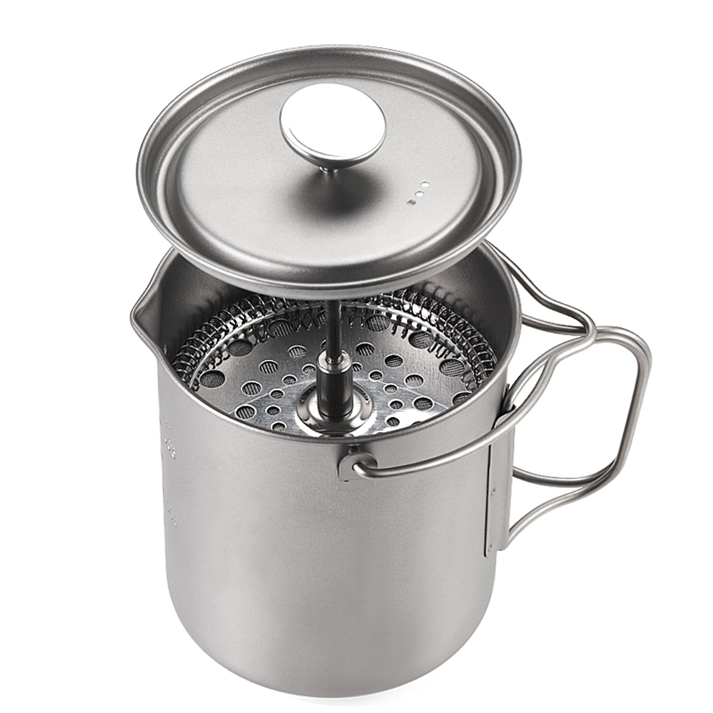Coffee Equipment For Camping - Lixada-Outdoor Camping Cooking Pot com Folding