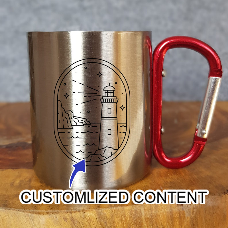 Coffee Equipment For Camping - Caneca de camping em aço inoxidável