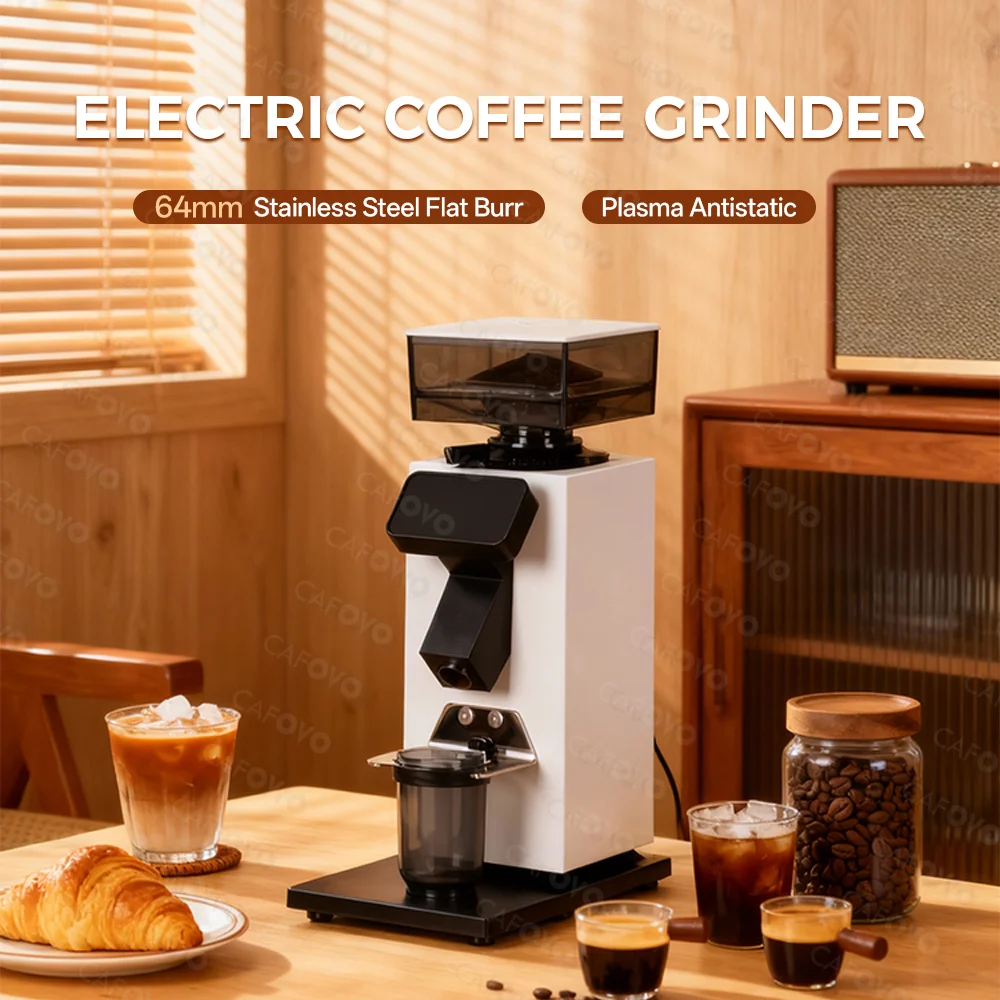 Coffee Grinder Burr Flat - Moedor de Café CAFOVO G964F com