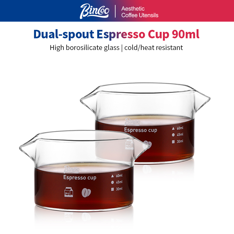 BINCOO 90ml Copo de medição de - Espresso Shot Glass avaliação e preço