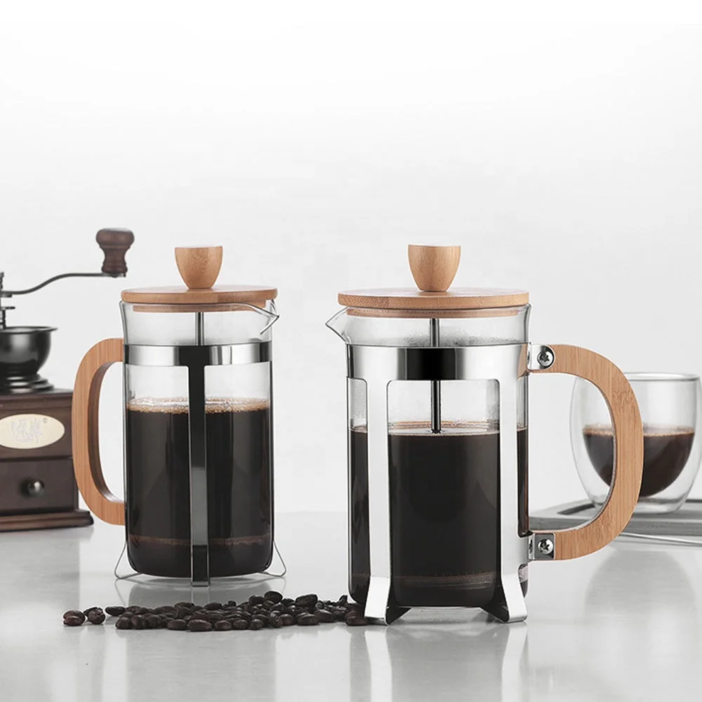 Prensa Francesa de Aço Inoxidá - Coffee Equipment For Camping avaliação e preço