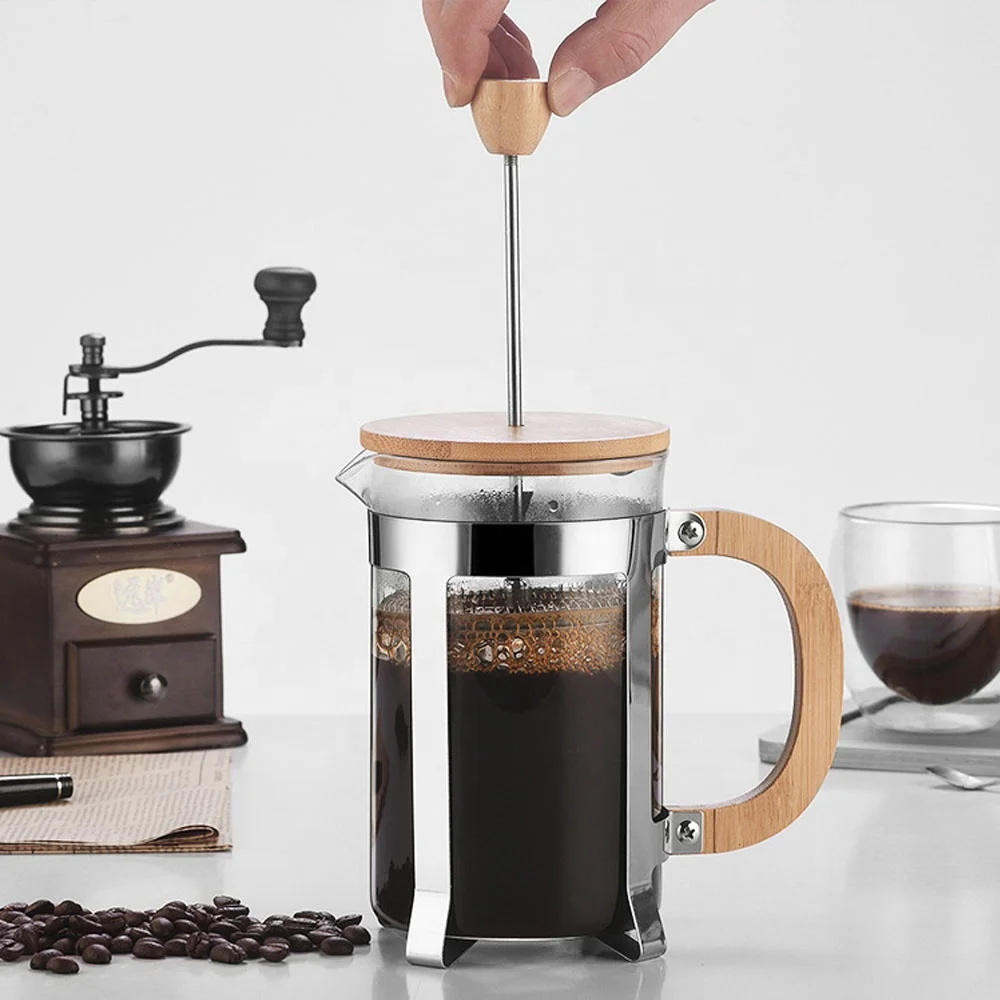 Prensa Francesa de Aço Inoxidá - Coffee Equipment For Camping avaliação e preço
