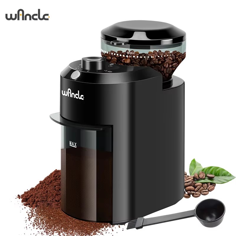 Wancle moedor de café elétrico - Coffee Grinder Burr Flat avaliação e preço