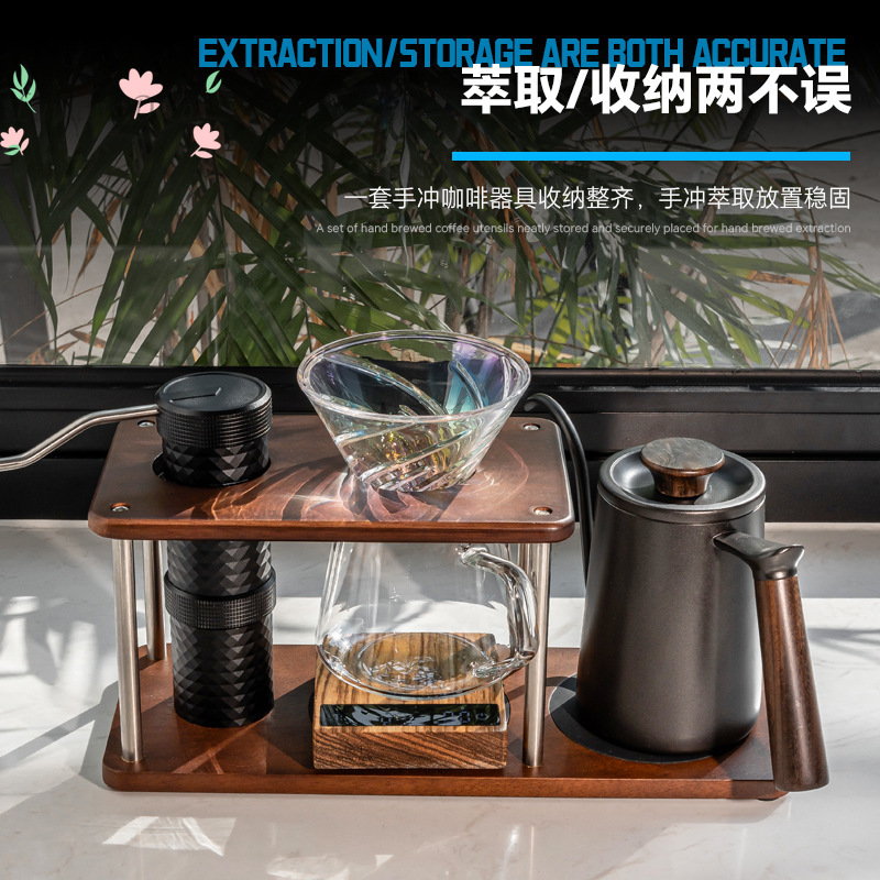 Suporte de madeira maciça para - Coffee Equipment Pour Over avaliação e preço