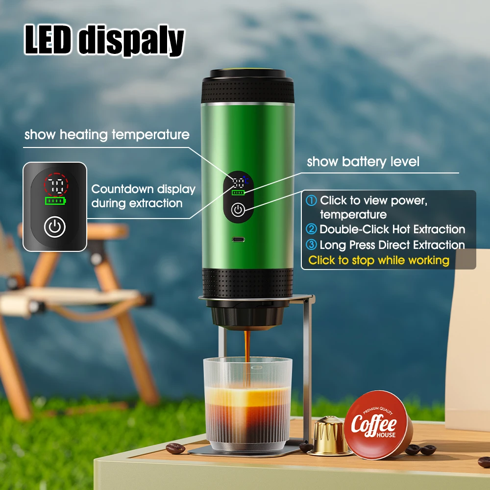 DENOKIN 3 em 1 cápsula cafetei - Coffee Equipment For Camping avaliação e preço