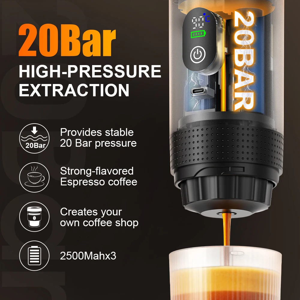 DENOKIN 3 em 1 cápsula cafetei - Coffee Equipment For Camping avaliação e preço