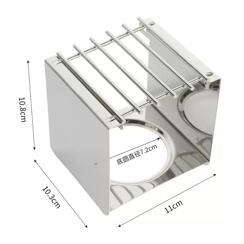 Suporte Quadrado de Aço Inoxid - Coffee Equipment For Camping avaliação e preço